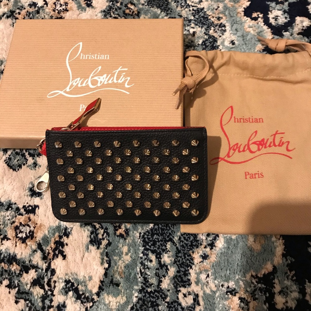 Christian Louboutin Panettone key ring pouch
